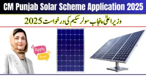 CM Punjab Solar Scheme Application 2025