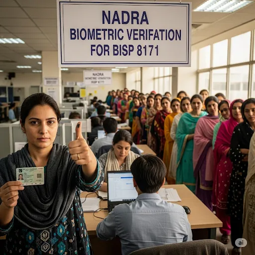 How to Do NADRA Biometric Verification for BISP 8171?