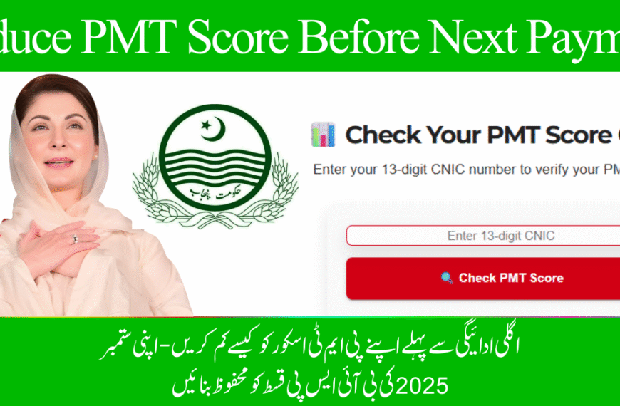 How to Reduce Your PMT Score Before Next Payment – Secure Your September 2025 BISP Installment